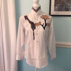 ‘Tuxedo’ blouse!